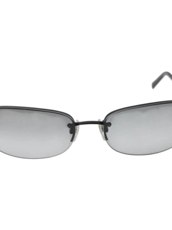 CHANEL CC Sunglasses metal Black CC Auth am10967V main image 6